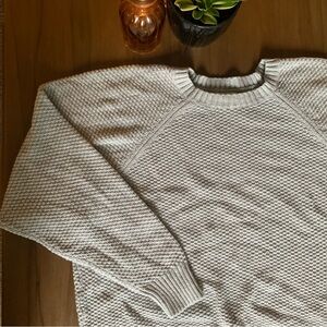 Cozy Gray Chunky Knit Cropped Sweater